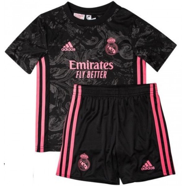 Kit infantil oficial Adidas Real Madrid 2020 2021 III Jogador